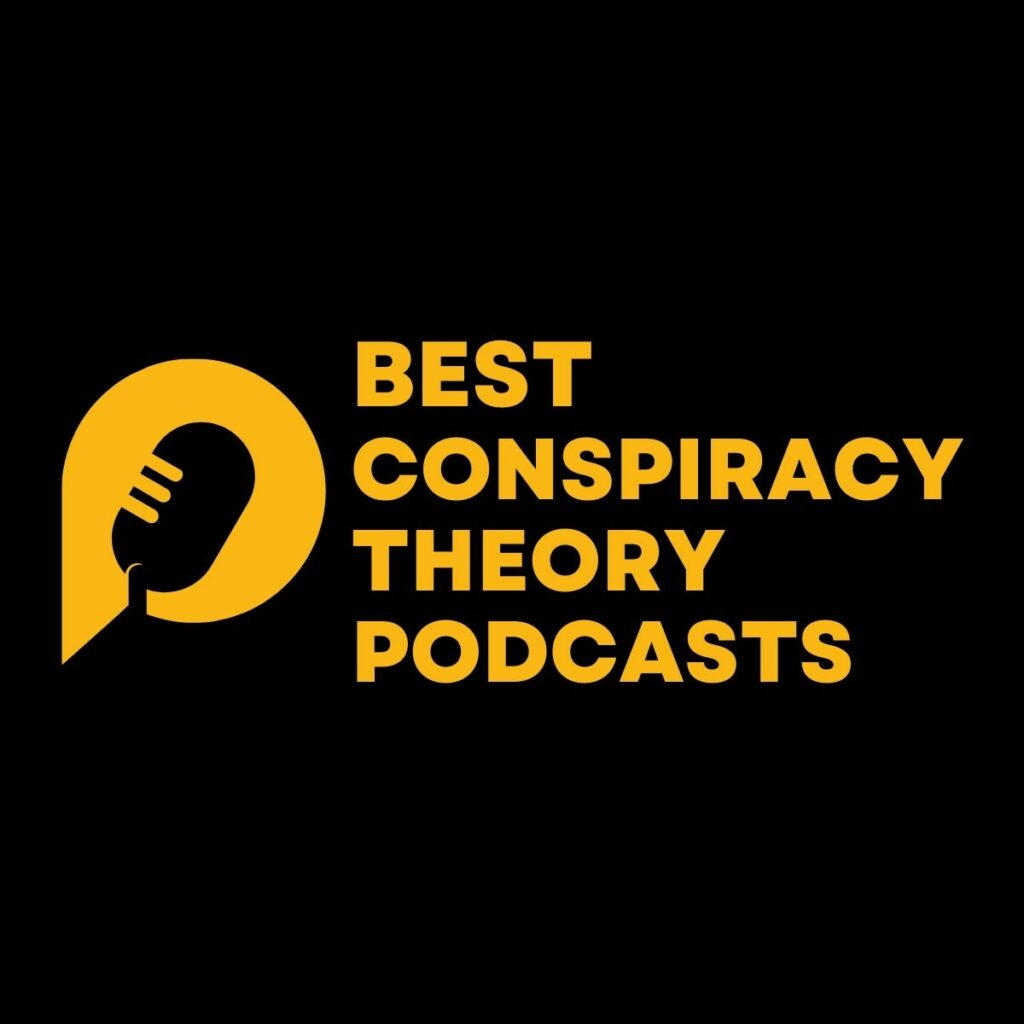 Logo reading "the best conspiracy theory podcasts"